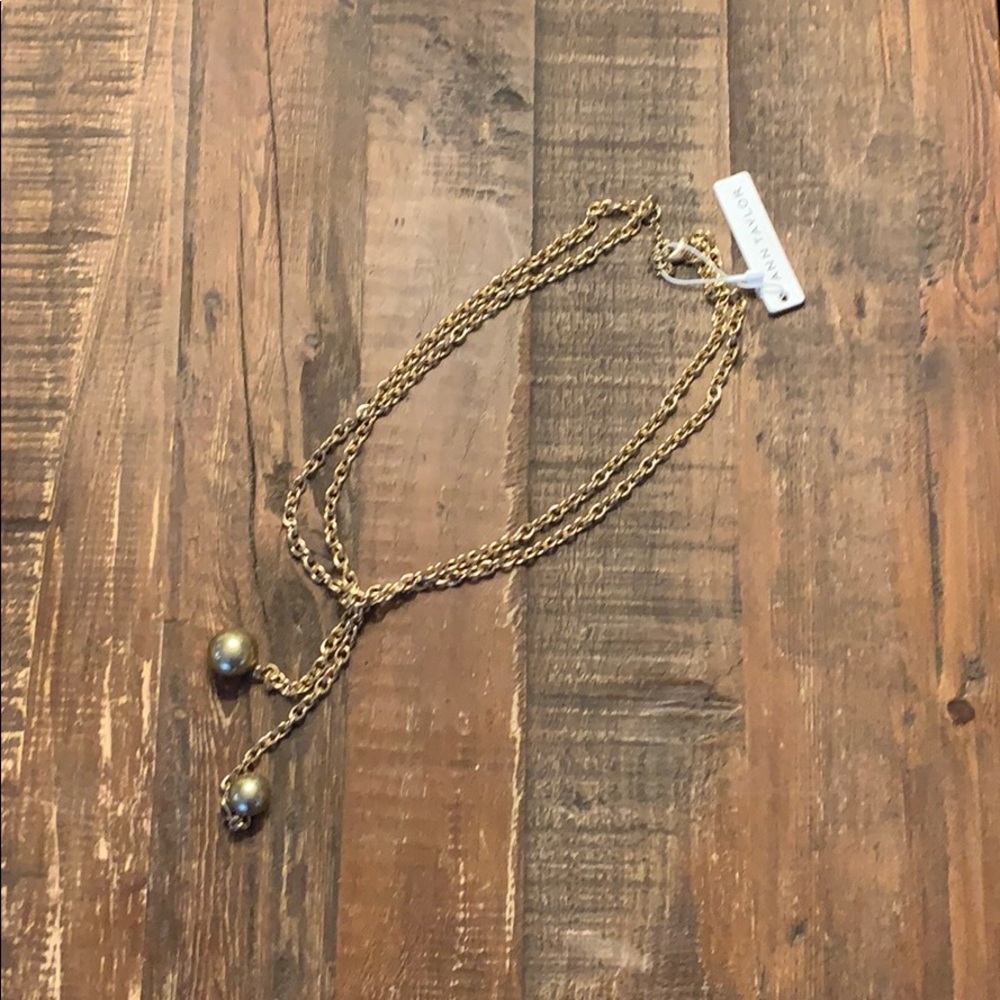 Ann Taylor gold chain necklace